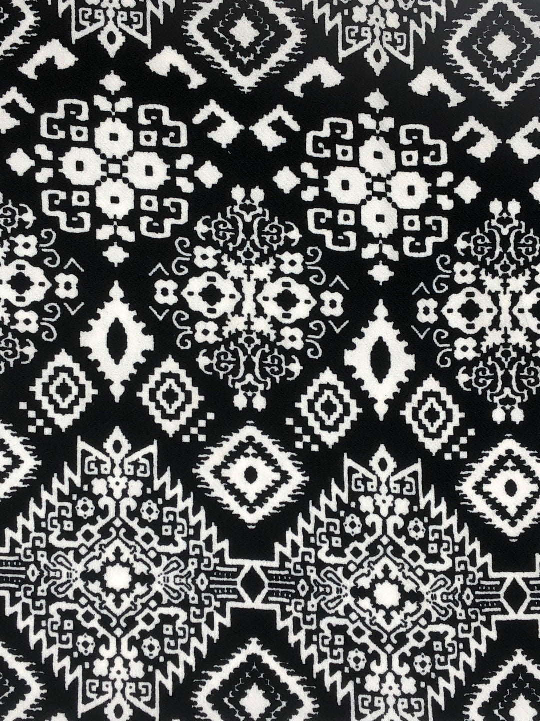 1 Yard Li 
verpool Knit Geometric Print Fabric Stylish, Stretchy, and Versatile 60 Inches Wide