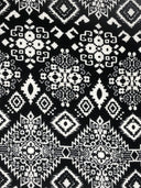 1 Yard Li 
verpool Knit Geometric Print Fabric Stylish, Stretchy, and Versatile 60 Inches Wide