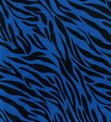 1 Yard Brushed DTY Zebra Animal Print Knit Fabric 170 GSM, 58/60? Wide Polyester Spandex Blend