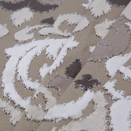 Shadow Swirls Cut Polyester Blended Velvet