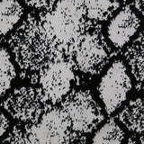 Jet Black Python Polyester-Rayon Velvet