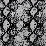 Jet Black Python Polyester-Rayon Velvet