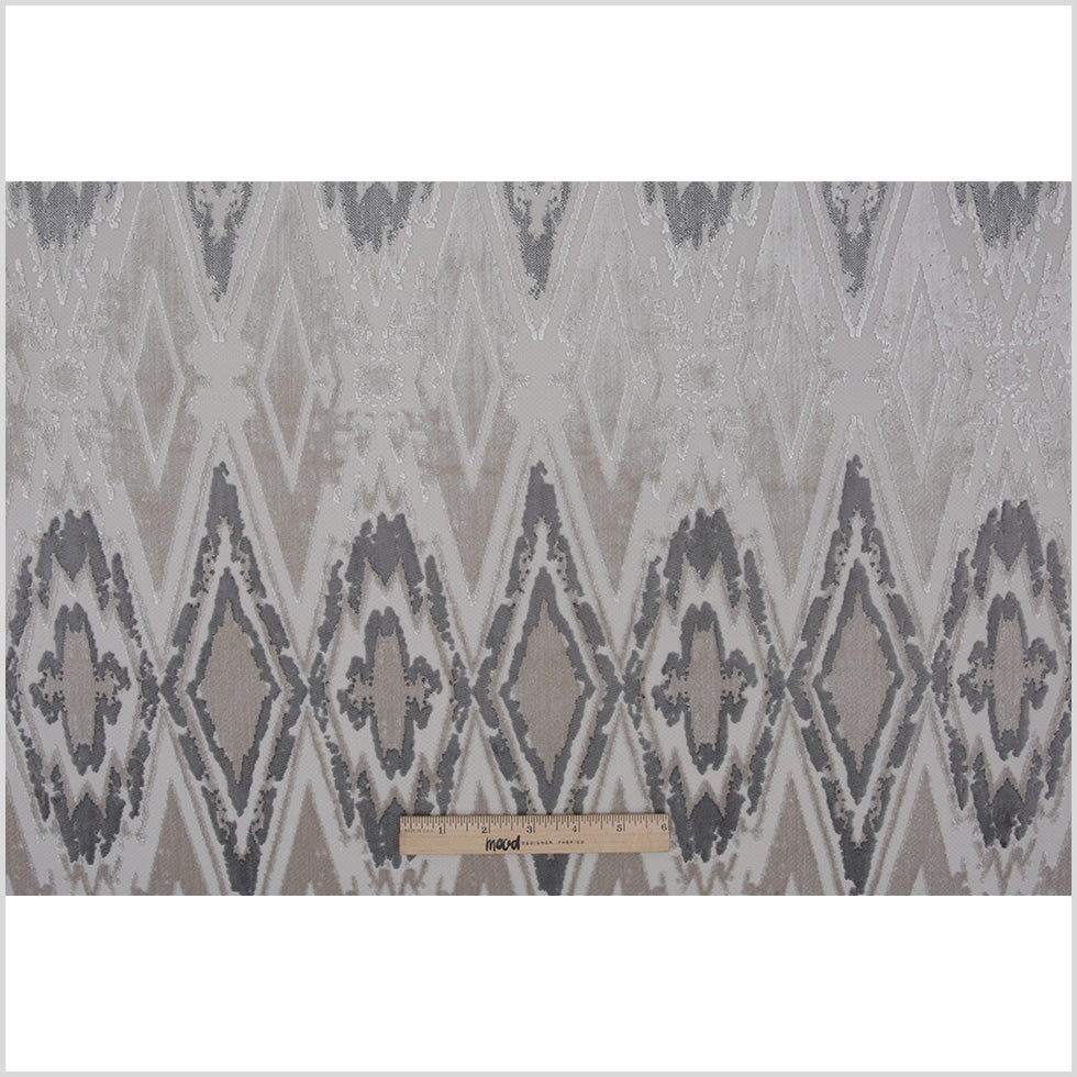 Pearl Laser Cut Geometric Velvet