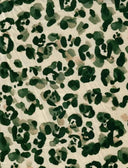 1 yarda de tela de punto cepillada DTY con estampado de leopardo 170 GSM, 58/60'' de ancho mezcla de poliéster y spandex