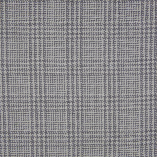 Spanish Heather Gray Houndstooth Poly-Cotton Woven
