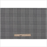 Spanish Charcoal Houndstooth Poly-Cotton Woven