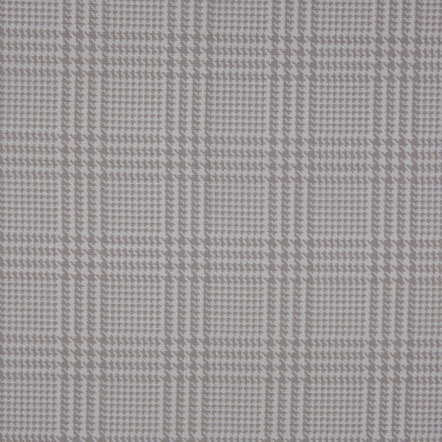 Spanish Beige Houndstooth Poly-Cotton Woven