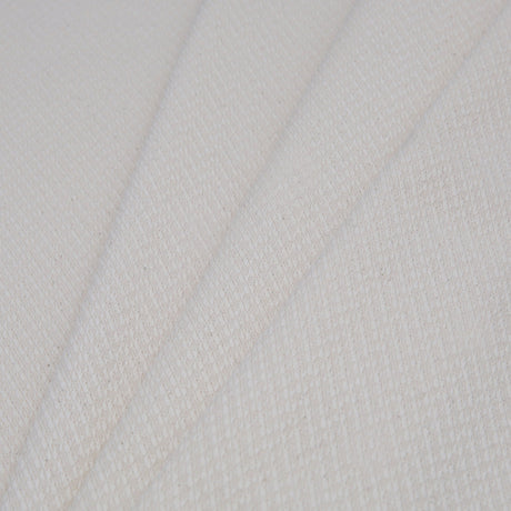 Spanish Natural Raised Checks Polyester Blended Woven