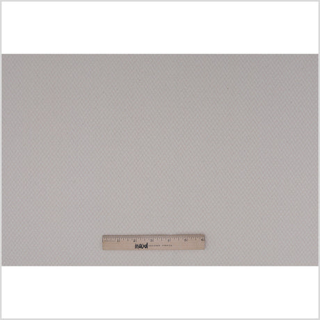 Spanish Natural Raised Checks Polyester Blended Woven
