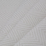Spanish Ivory Zig-Zag Polyester Blended Woven