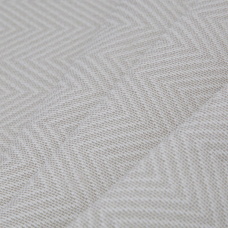 Spanish Ivory Zig-Zag Polyester Blended Woven