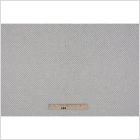 Spanish Ivory Zig-Zag Polyester Blended Woven