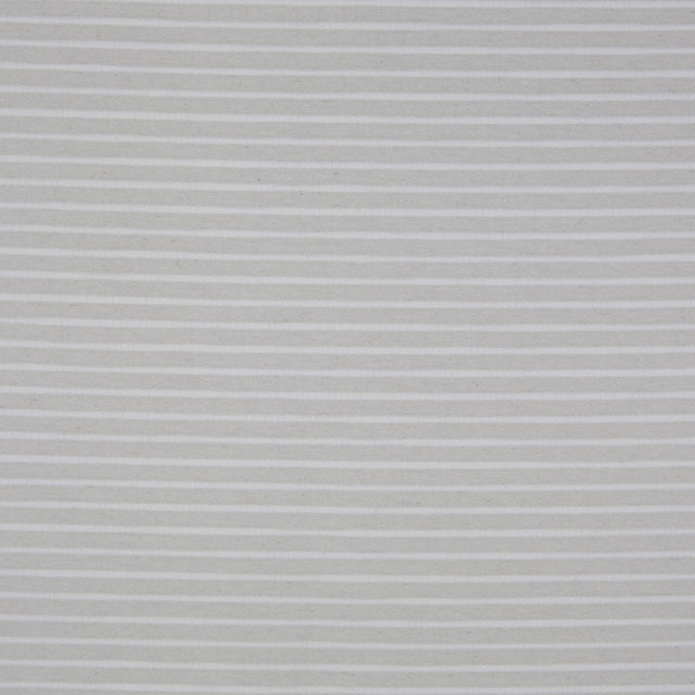 Spanish Light Natural Striped Polyester Blended Woven