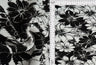 Pleated Flower Print Knit Fabric