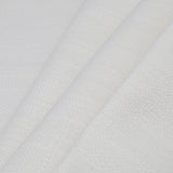 Spanish White Textured Polyester Blended Woven