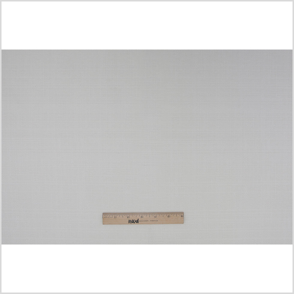 Spanish White Textured Polyester Blended Woven