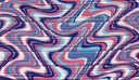 Pleated Geometric Wave Interlock Knit Fabric
