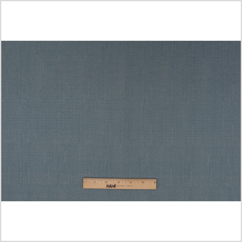 Spanish Blue Textured Polyester Blended Woven