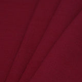 Spanish Red Textured Polyester Blended Woven