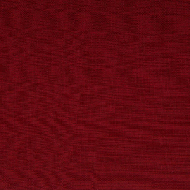 Spanish Red Textured Polyester Blended Woven
