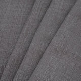 Spanish Charcoal Textured Polyester Blended Woven