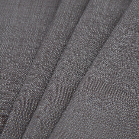 Spanish Charcoal Textured Polyester Blended Woven