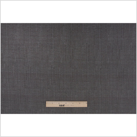 Spanish Charcoal Textured Polyester Blended Woven