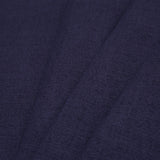 Spanish Navy Textured Polyester Blended Woven
