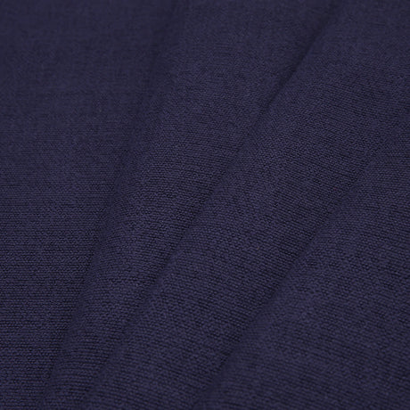 Spanish Navy Textured Polyester Blended Woven