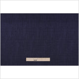 Spanish Navy Textured Polyester Blended Woven