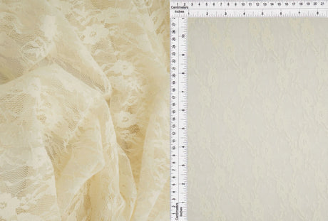 1 Yard Stretch Lace Fabric, 58/60? Wide Nylon Spandex Blend