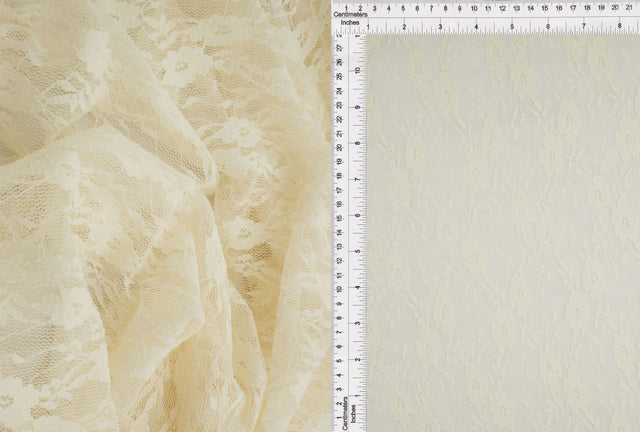 Floral Stretch Lace Fabric