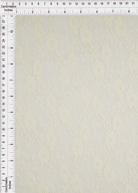 Floral Stretch Lace Fabric