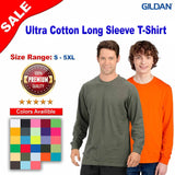 Gildan® Ultra Cotton Crewneck Long Sleeve T-Shirt