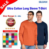 Gildan® Ultra Cotton Crewneck Long Sleeve T-Shirt