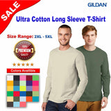 Gildan® Ultra Cotton Crewneck Long Sleeve T-Shirt