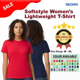 Gildan® Softstyle Women’s Lightweight Crewneck Short Sleeve T-Shirt