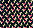1 yarda de tela de punto doble con estampado geométrico, 96% poliéster, 4% spandex, ancho 58/60"