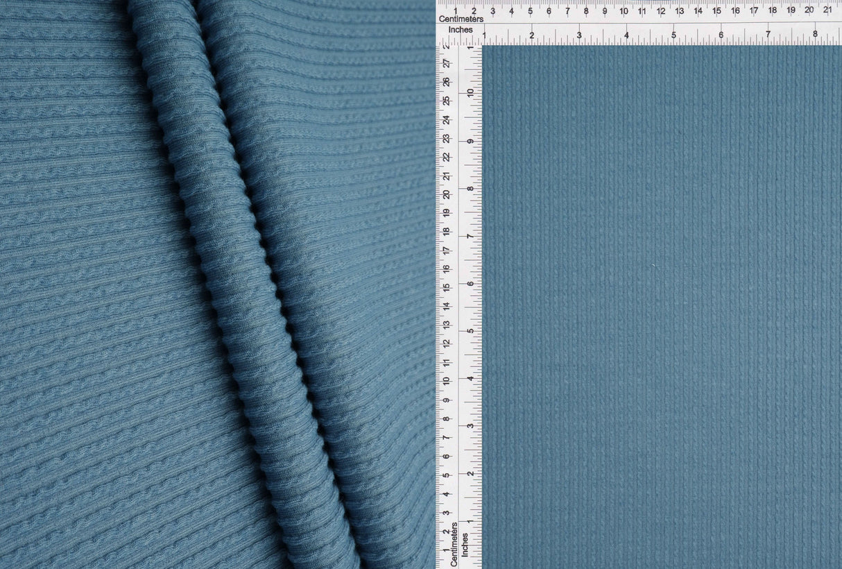 Double Knit Rib Stretch Fabric