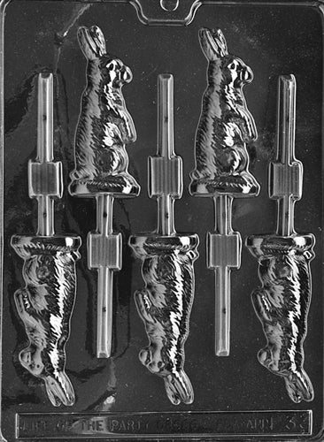 Sitting Bunny Lolly Chocolate Mold