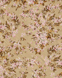 Floral DTY Brushed Knit Sand