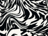 1 Yard DTY Abstract Print Fabric 58/60 Inch Wide Medium Weight Stretch Polyester Knit