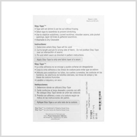 Dritz 1/2" Stay Tape