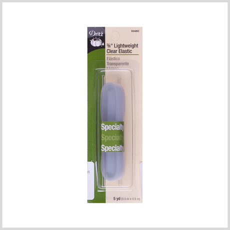 Dritz 3/8" Lightweight Clear Elastic