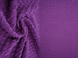 1 Yard Textured Cauliflower Jacquard Knit Fabric 59/60 Inch Wide Ultra Plush Heavyweight Material for Cozy Loungewear & Upholstery
