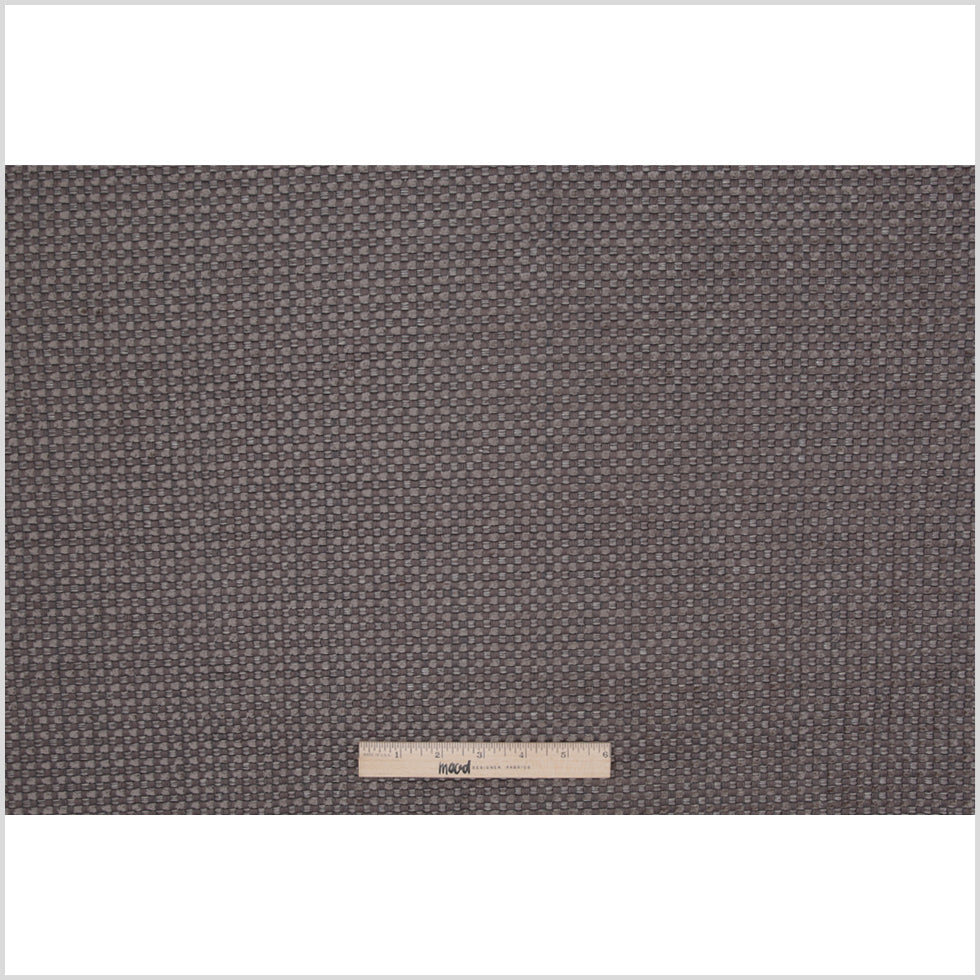 Light Gray Novelty Basketweave Upholstery Fabric