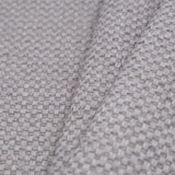 Chrome Novelty Basketweave Upholstery Fabric