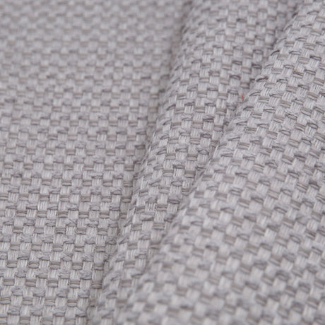 Chrome Novelty Basketweave Upholstery Fabric