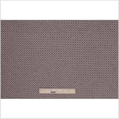 Pewter Novelty Basketweave Upholstery Fabric