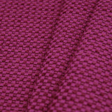 Magenta Novelty Basketweave Upholstery Fabric